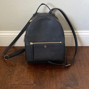 Authentic Tory Burch Black Emerson Black Backpack